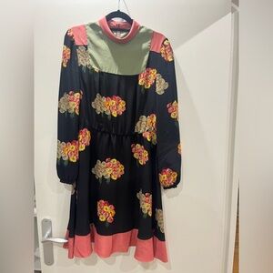 Valentino Silk Floral Dress